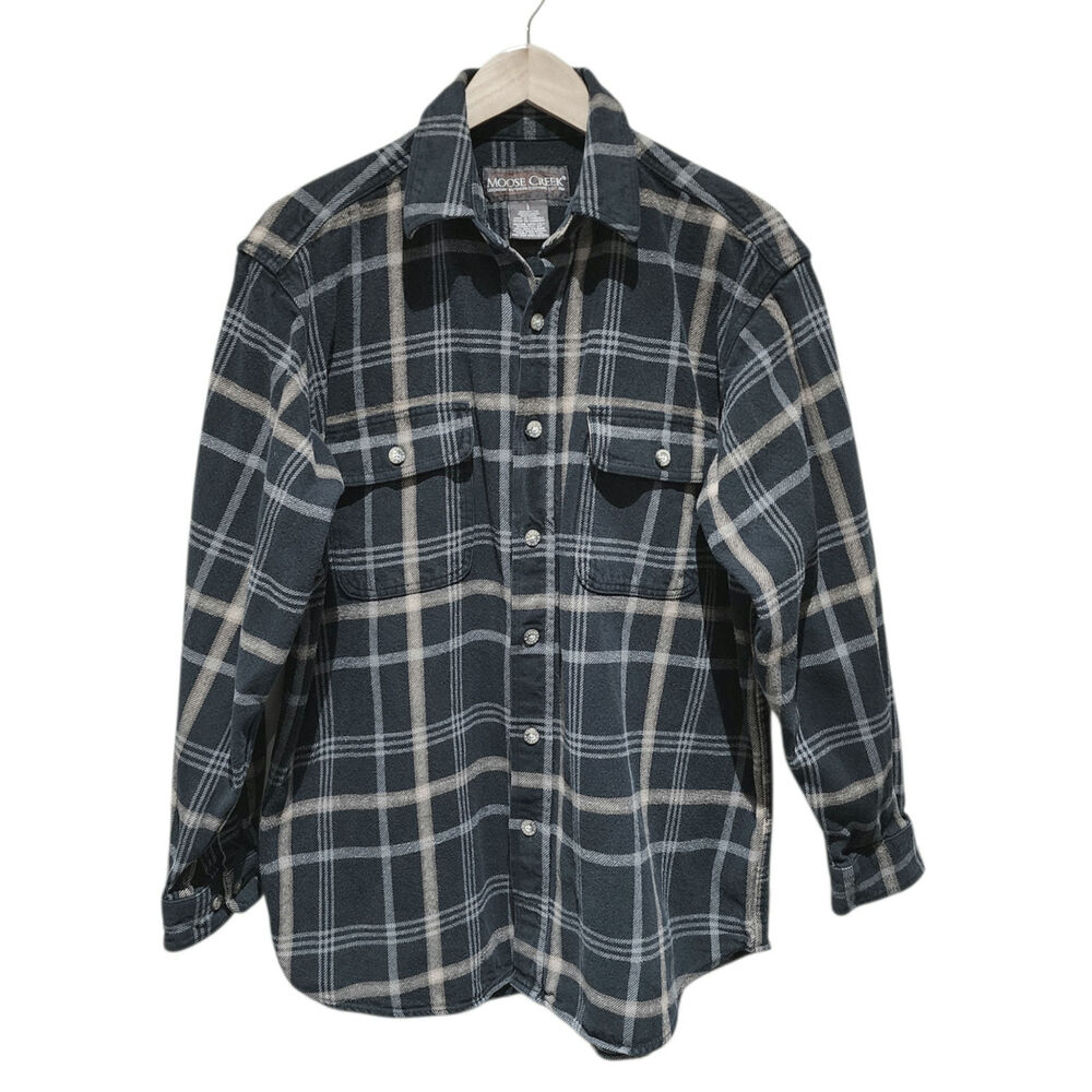 Vintage Shirt Plaid Flannel